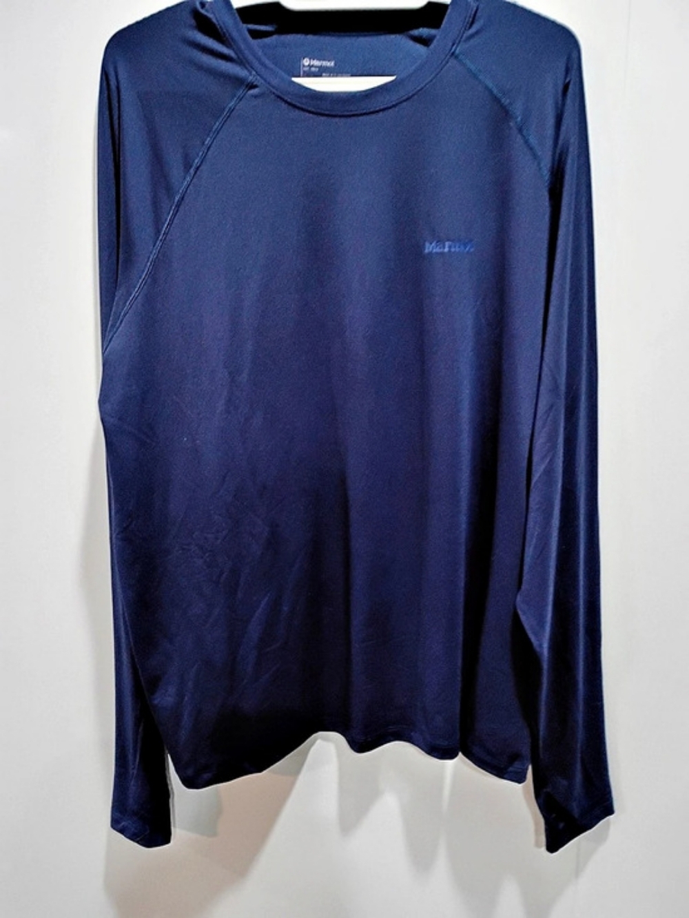 Marmot Windridge LS Long Sleeve Athletic Top in Blue XL NWT